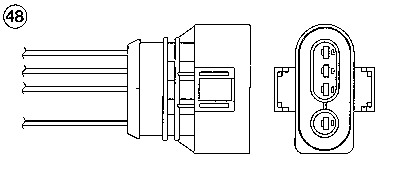 Lambdatunnistin NGK 90698
