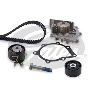 Vesipumppu + jakohihnasarja, citroën,fiat,ford,jaguar,lancia,land rover,mitsubishi,peugeot, 1855734, 6G9Q8B596AA, JDE35822, LR032527