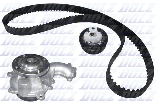 Vesipumppu + jakohihnasarja DOLZ KD123