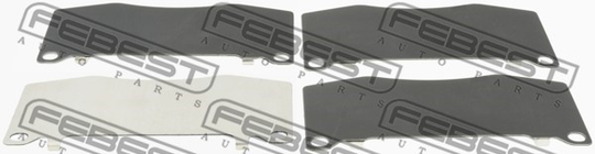 Tarvikesarja, jarrupala, Etuakseli, lexus gx, toyota 4 runner v, land cruiser prado, land cruiser van, 04945-60090