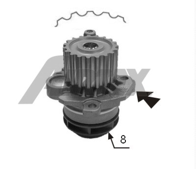 Vesipumppu AIRTEX 1998