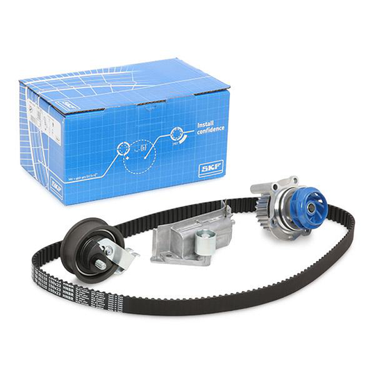SKF Vesipumppu + Jakohihnasarja VW,AUDI,SKODA VKMC 01936 06A121011E,06A121011F,06A121011G 06A121011L,06A121011T,06A121012,06A121012G,06A121012GX