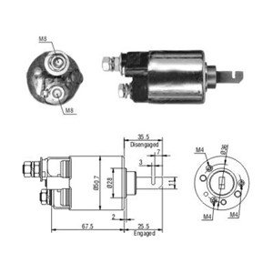 Magneettikytkin, käynnistin, honda, 31210P01005, 31210P13904, 31210P30005, 31210PT0904