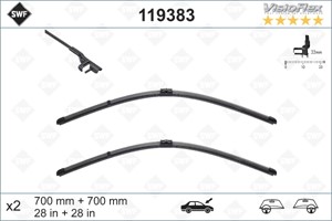 Pyyhkijänsulka, Edessä, ford galaxy i, seat alhambra, vw golf plus v, sharan, touran, 1373656, 1373657, 1478163, 1J0955429A, 2K0998002,