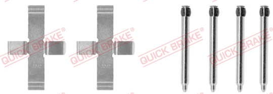 Tarvikesarja, jarrupala QUICK BRAKE 109-1076