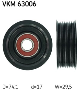 Ohjainrulla, moniurahihna, honda, 31190-PRA-000, 31190-PRA-400, 31190-RBA-000, 31190-RRA-A00