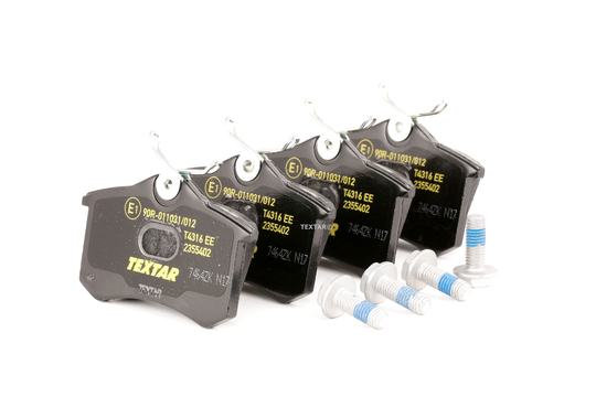 TEXTAR Jarrupalat VW,AUDI,FORD 2355402 1E0698451,1E0698451B,1E0698451C Jarrupalasarja,Jarrupala, Levyjarru 1E0698451D,1E0698451E,1E0698451G,1H0615415
