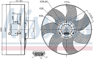 Tuuletin, moottorin jäähdytys, ford,seat,vw, 6N0959455, 6N0959455A, 6N0959455B, 6N0959455C, 6N0959455E, 6N0959455P, 6N0959455Q, 7223405,