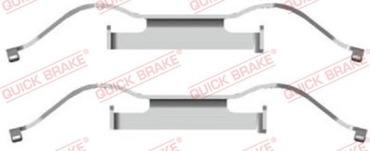 Tarvikesarja, jarrupala QUICK BRAKE 109-1681