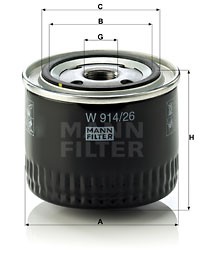 Öljynsuodatin, honda,land rover,mg,rover, 15400-PDD-E00, 15400-PDD-EOO, ERR 5542, LRF 000010