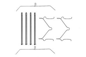 Tarvikesarja, jarrupala, Etuakseli, toyota,vw, 04411-22000, 04411-29000, 04511-29000, 441129000, 451129000, J42 112 900 00