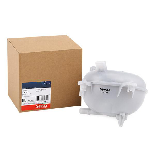 TOPRAN Paisuntasäiliö VW,AUDI,SKODA 116 679 5Q0121407A,5Q0121407AA,5Q0121407G Nestesäiliö, Jäähdytysneste 5Q0121407M,5Q0121407T,5QM121407B,5QM121407C