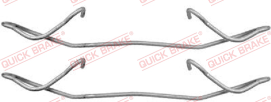 Tarvikesarja, jarrupala QUICK BRAKE 109-1180