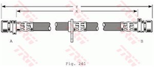 Jarruletku, Taka-akseli, Sisempi, Oikea, Vasen, honda accord v, rover 600 i, 46430-SN7-003, GBH90265, SHB100390