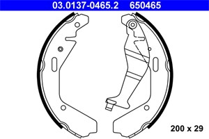 Jarrukenkäsarja, Taka-akseli, opel,subaru,suzuki,vauxhall, 47 06 738, 47 06 836, 53200-84E00, 5320086G00, 53200-86G00, 9214425, 9214843