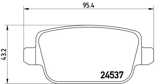 Jarrupalasarja, levyjarru BREMBO P 24 075