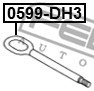 Vetokoukku, mazda 3, 3 sedan, nissan almera ii, almera hatchback ii, almera tino, cabstar, 51110-BM400, BP4K-50-EJ0, BP4K-50-EJ0A