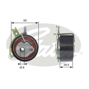 Kiristysrulla, hammashihnat, citroën,fiat,ford,jaguar,lancia,land rover,mitsubishi,peugeot, 0829.E8, 0829.F5, 0829E8, 0829F5, 1451630, 1