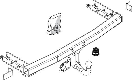 Vetokoukku BRINK 359200 Nissan X-Trail '01-13