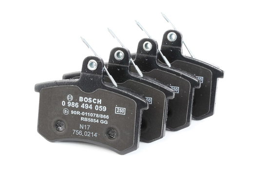 BOSCH Jarrupalat AUDI,FIAT,LANCIA 0 986 494 059 60743565,60743578,60760120 Jarrupalasarja,Jarrupala, Levyjarru 9939503,9941211,9941873,9945629,9939503