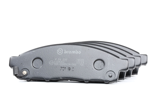 BREMBO Jarrupalat FIAT,MITSUBISHI P 54 038 0006000609714,0006000609715,6000609714 Jarrupalasarja,Jarrupala, Levyjarru 6000609715,4605A198,4605A284