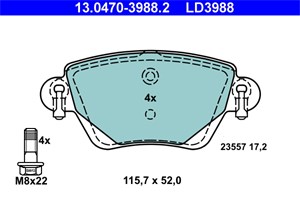 Jarrupalasarja, levyjarru, Taka-akseli, ford,jaguar,renault, 1121895, 1130120, 1152316, 1204845, 1207104, 1219892, 1219894, 1227108, 77