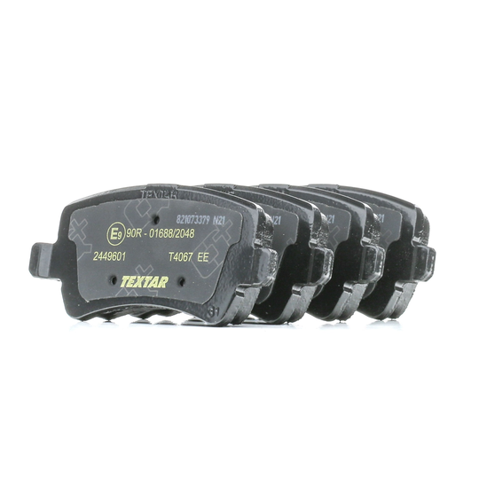 TEXTAR Jarrupalat VOLVO,LAND ROVER 2449601 LR027129,LR043714,30671574 Jarrupalasarja,Jarrupala, Levyjarru 30742491,30794554,31408670,31445796