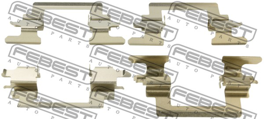 Tarvikesarja, jarrupala FEBEST 0403-CS1AF