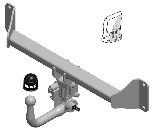 Vetokoukku BRINK 594300 BMW X3 F25, X4 F26