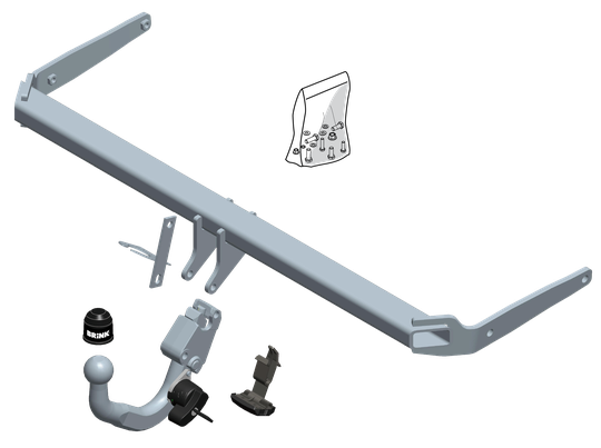 Vetokoukku BRINK 570900 Audi A3 Sportback, Seat Leon, Leon SC '12-16