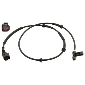 Tunnistin, kiertonopeus, Taka-akseli, molemminpuolinen, ford,seat,vw, 1 207 329, 2M212B372AA, 7M3 927 807 J