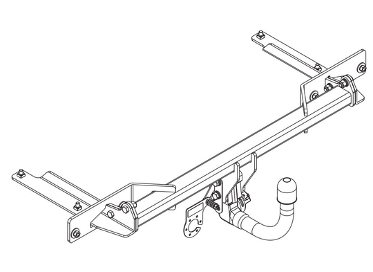 Vetokoukku AUTOHAK E 54V Opel Astra J '09-16