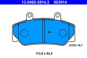Jarrupalasarja, levyjarru, Etuakseli, volvo 740, 740 kombi, 760, 760 kombi, 940, 940 ii, 940 kombi, 940 kombi ii, 271179, 271182, 272827