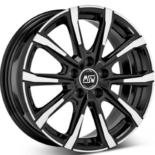 Msw 79 Black Polished 6,5/16 5/112 ET43 B57.1