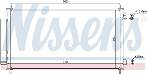 Kondensaattori, ilmastointilaite, honda cr-v iii, 80110-SWA-A01