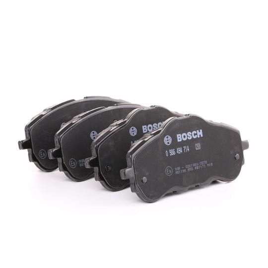 BOSCH Jarrupalat OPEL,PEUGEOT,CITROËN 0 986 494 714 1610428780,1612886480,1647860280 Jarrupalasarja,Jarrupala, Levyjarru 1610428780,1612886480
