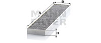 Raitisilmasuodatin MANN-FILTER CUK 5480