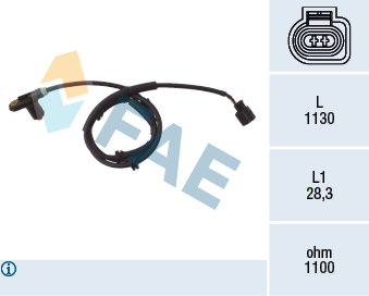 ABS-anturi FAE 78025