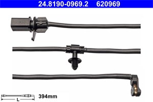 Kulumisenilmaisin, jarrupala, Taka-akseli, Taka-akseli, oikea, audi, 8W0 615 121 E