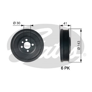 Hihnapyörä, kampiakseli, jeep,dodge,seat,mitsubishi,vw,skoda,chrysler,ford,audi, 038 105 243 E, 03G 105 243 C, 03G 105 243, 04L 105 243,