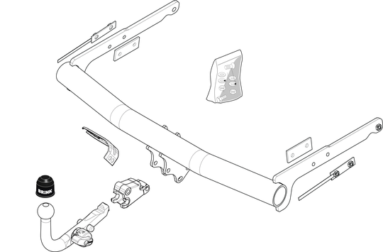 Vetokoukku BRINK 488700 Ford Mondeo '07-