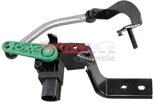 Sensori, ajovalokorkeussäätö, Etuakseli, vasen, audi,seat,skoda,vw, 5Q0 412 521 C, 5Q0412521C