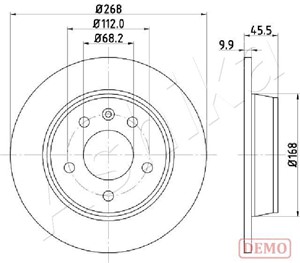 Jarrulevy, Taka-akseli, ford galaxy i, seat alhambra, vw sharan, 1001094, 1023605, 1045995, 1137985, 1526694, 7295020, 7M0615601A, 7M061