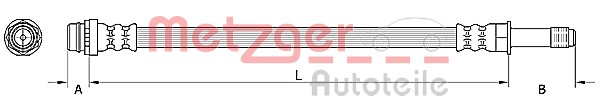 Jarruletku, Takana, Oikea, Vasen, Jarrusatulassa, ford galaxy ii, mondeo iv, mondeo sedan iv, mondeo turnier iv, s-max, 1671646, 6G91228