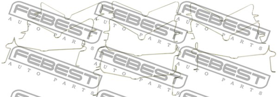 Jousi, jarrupala FEBEST 0103-002-PCS10