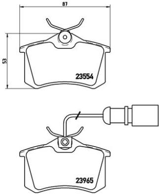 Jarrupalasarja, levyjarru BREMBO P 85 058