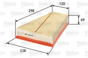 Ilmansuodatin, ford galaxy ii, mondeo iv, mondeo sedan iv, mondeo turnier iv, s-max, volvo s80 ii, v70 iii, 1418883, 1465170, 1479059, 1