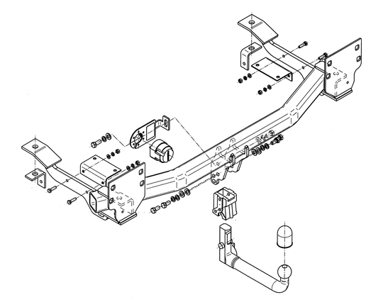 Vetokoukku STEINHOF STL-111 Land Rover Range Rover '02-12