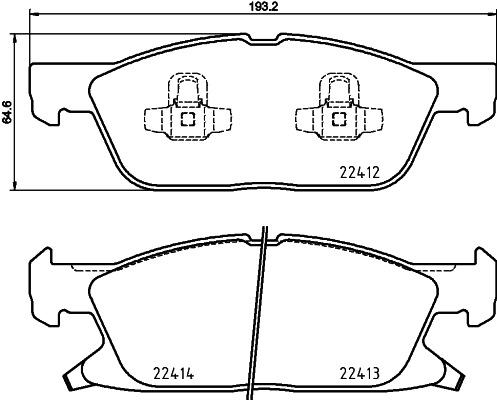 Jarrupalasarja, levyjarru BREMBO P 24 188