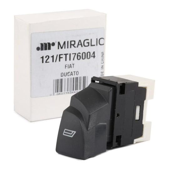 MIRAGLIO Lasinnostimen Kytkin FIAT,PEUGEOT,CITROËN 121/FTI76004 6554T3,735315619,735335418 Kytkin, Lasinnostin